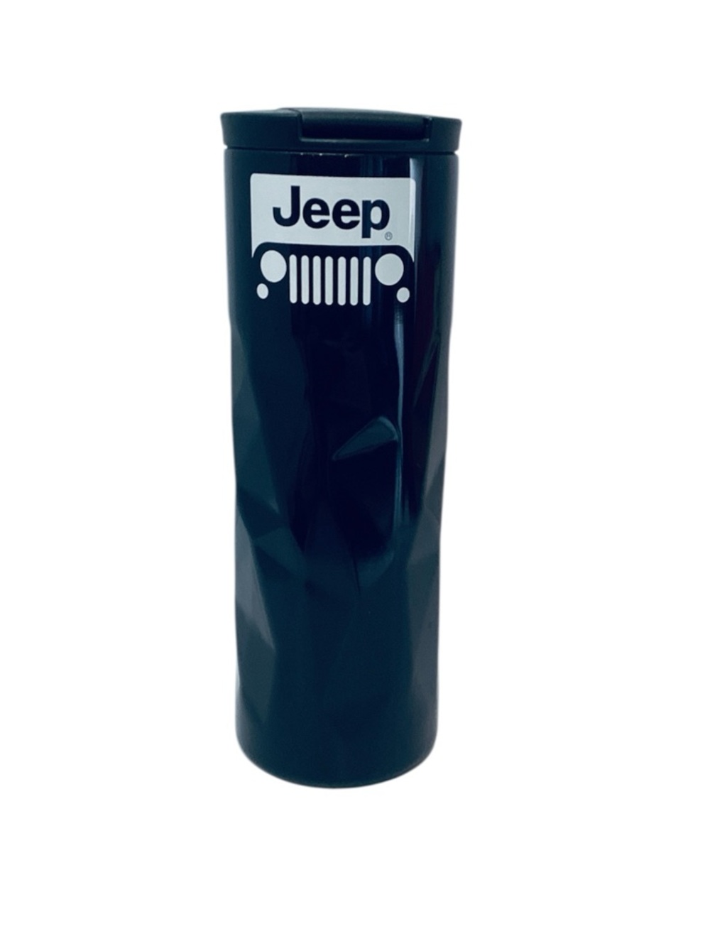 💚 Jeep Black and White Logo Tumbler